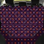 Halloween Plus And Cross Pattern Print Pet Car Back Seat Cover