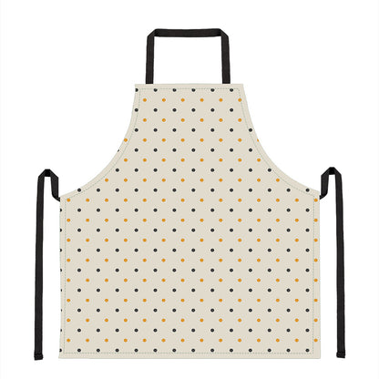 Halloween Polka Dot Pattern Print Apron