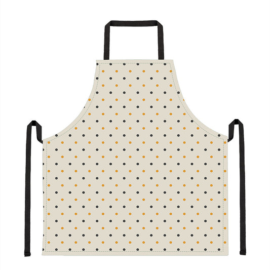 Halloween Polka Dot Pattern Print Apron