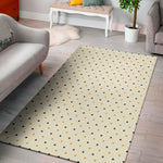 Halloween Polka Dot Pattern Print Area Rug