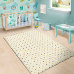 Halloween Polka Dot Pattern Print Area Rug