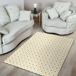 Halloween Polka Dot Pattern Print Area Rug