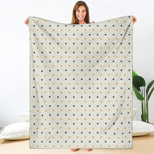 Halloween Polka Dot Pattern Print Blanket