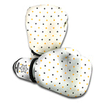 Halloween Polka Dot Pattern Print Boxing Gloves