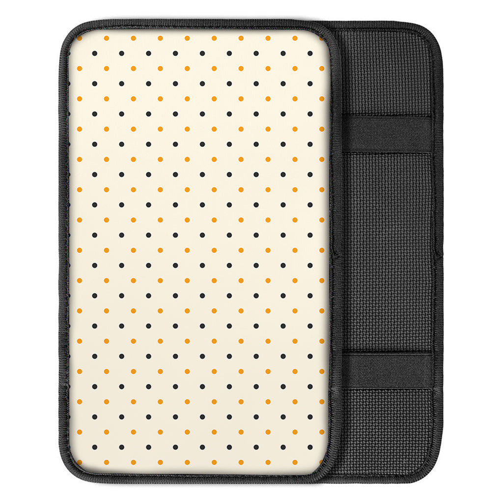Halloween Polka Dot Pattern Print Car Center Console Cover