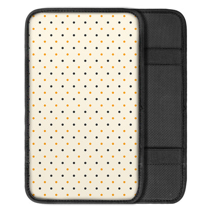 Halloween Polka Dot Pattern Print Car Center Console Cover