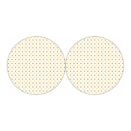 Halloween Polka Dot Pattern Print Car Coasters