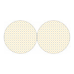 Halloween Polka Dot Pattern Print Car Coasters