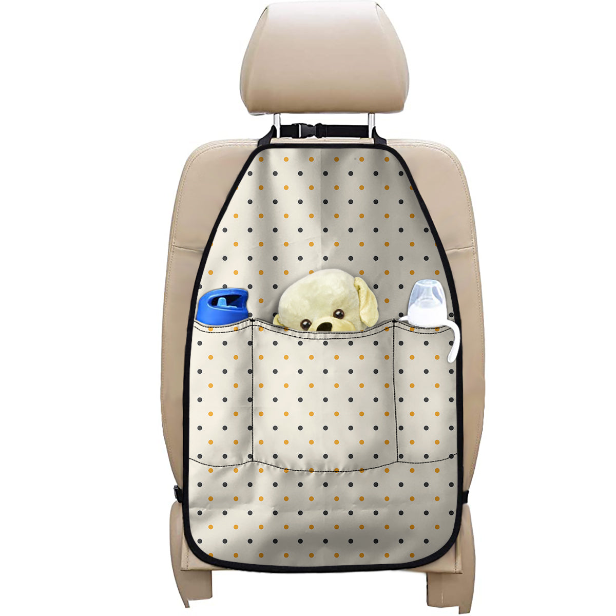 Halloween Polka Dot Pattern Print Car Seat Organizers