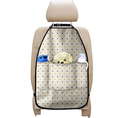 Halloween Polka Dot Pattern Print Car Seat Organizers
