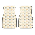 Halloween Polka Dot Pattern Print Front Car Floor Mats
