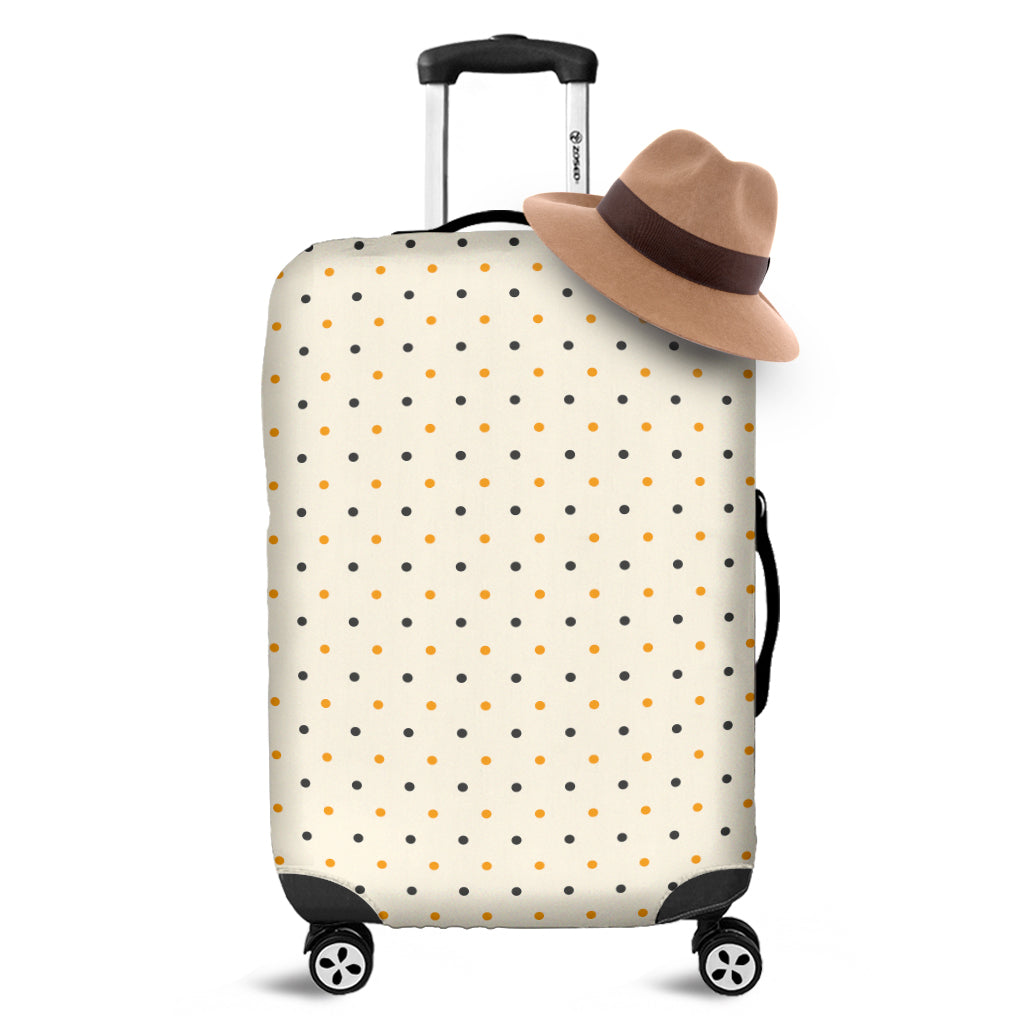 Halloween Polka Dot Pattern Print Luggage Cover