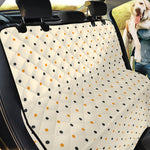 Halloween Polka Dot Pattern Print Pet Car Back Seat Cover