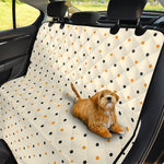 Halloween Polka Dot Pattern Print Pet Car Back Seat Cover