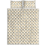 Halloween Polka Dot Pattern Print Quilt Bed Set