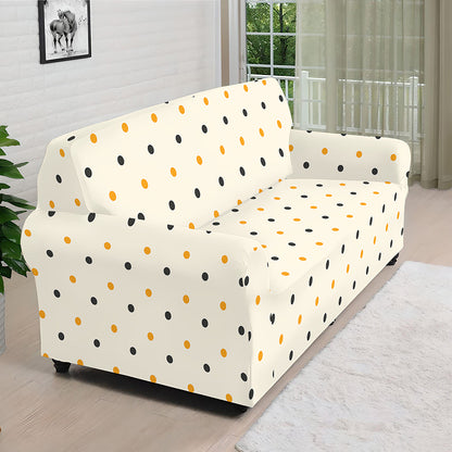 Halloween Polka Dot Pattern Print Sofa Cover