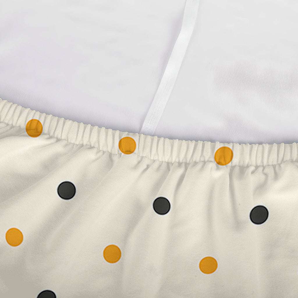 Halloween Polka Dot Pattern Print Sofa Cover