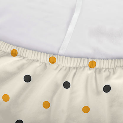 Halloween Polka Dot Pattern Print Sofa Cover