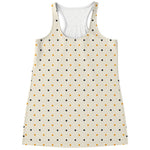 Halloween Polka Dot Pattern Print Women's Racerback Tank Top