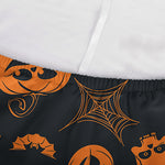 Halloween Pumpkin And Bat Pattern Print Sofa Cover
