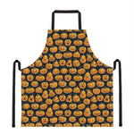 Halloween Pumpkin Jack-O'-Lantern Print Apron