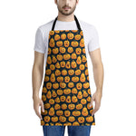 Halloween Pumpkin Jack-O'-Lantern Print Apron