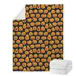 Halloween Pumpkin Jack-O'-Lantern Print Blanket