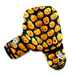 Halloween Pumpkin Jack-O'-Lantern Print Boxing Gloves