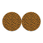 Halloween Pumpkin Jack-O'-Lantern Print Car Coasters