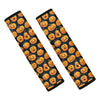 Halloween Pumpkin Jack-O'-Lantern Print Car Seat Belt Covers