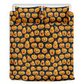 Halloween Pumpkin Jack-O'-Lantern Print Duvet Cover Bedding Set