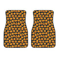 Halloween Pumpkin Jack-O'-Lantern Print Front Car Floor Mats