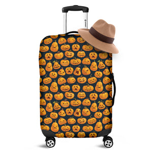 Halloween Pumpkin Jack-O'-Lantern Print Luggage Cover