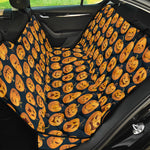 Halloween Pumpkin Jack-O'-Lantern Print Pet Car Back Seat Cover