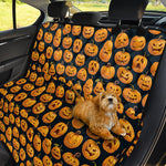 Halloween Pumpkin Jack-O'-Lantern Print Pet Car Back Seat Cover