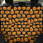 Halloween Pumpkin Jack-O'-Lantern Print Pet Car Back Seat Cover