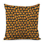 Halloween Pumpkin Jack-O'-Lantern Print Pillow Cover