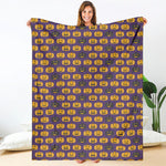 Halloween Pumpkin Pattern Print Blanket