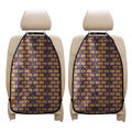 Halloween Pumpkin Pattern Print Car Seat Organizers