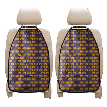 Halloween Pumpkin Pattern Print Car Seat Organizers