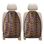 Halloween Pumpkin Pattern Print Car Seat Organizers