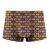 Halloween Pumpkin Pattern Print Men's Boxer Briefs