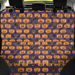 Halloween Pumpkin Pattern Print Pet Car Back Seat Cover