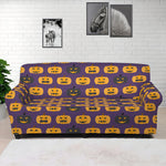 Halloween Pumpkin Pattern Print Sofa Cover