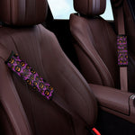 Halloween Pumpkin Smiley Faces Print Car Seat Belt Covers