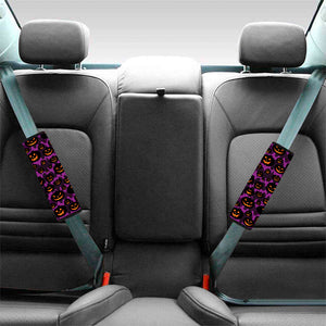 Halloween Pumpkin Smiley Faces Print Car Seat Belt Covers