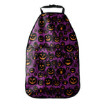 Halloween Pumpkin Smiley Faces Print Car Seat Organizers