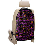 Halloween Pumpkin Smiley Faces Print Car Seat Organizers