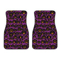 Halloween Pumpkin Smiley Faces Print Front Car Floor Mats