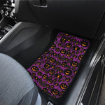 Halloween Pumpkin Smiley Faces Print Front Car Floor Mats